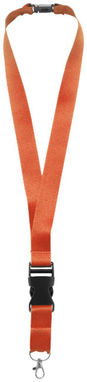 Шнурок Yogi со съемным креплением, цвет оранжевый - 19544341- Фото №1
