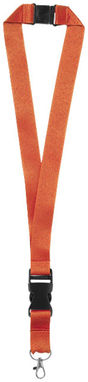 Шнурок Yogi со съемным креплением, цвет оранжевый - 19544341- Фото №3