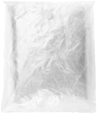 Одноразовый дождевик с чехлом, цвет белый прозрачный - 10217000- Фото №4