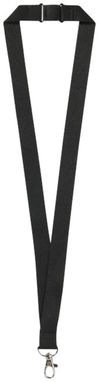 Шнурок Lago, цвет сплошной черный - 10219300- Фото №3