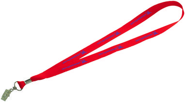 Шнурок с поворотным зажимом Igor, цвет красный - 10219902- Фото №2
