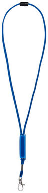 Шнурок Landa з регульованою вставкою, колір яскраво-синій - 10220701- Фото №1