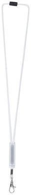 Шнурок Landa з регульованою вставкою, колір білий - 10220703- Фото №3