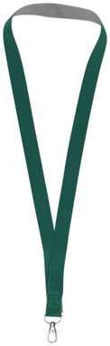 Двухцветный шнурок Aru с застежкой на липучке, цвет зеленый - 10220803- Фото №1