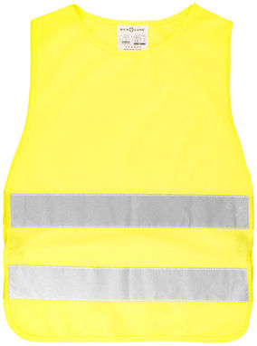 Детский светоотражающий жилет, цвет желтый - 10400700- Фото №3