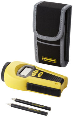 Ультразвуковое цифровое измерительное устройство, цвет сплошной черный, желтый - 10407200- Фото №1