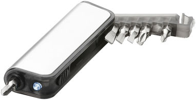 Мінінабір інструментів Reno з ліхтариком 7 в 1, колір срібний - 10411500- Фото №1