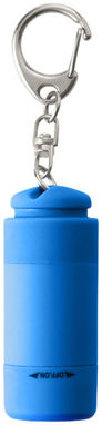 Брелок-фонарь Avior с зарядкой от USB, цвет светло-синий - 10413801- Фото №3