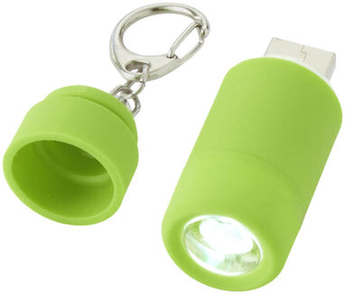 Брелок-фонарь Avior с зарядкой от USB, цвет зеленый - 10413802- Фото №1
