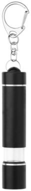Брелок-фонарик Lepus, цвет сплошной черный - 10414300- Фото №3