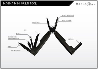 Мини-инструмент Magma., цвет сплошной черный - 10415500- Фото №6