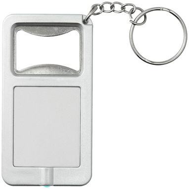 Ліхтарик-відкривачка для пляшок Orcus, колір білий, срібний - 10416200- Фото №3