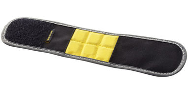 Браслет з магнітами, колір суцільний чорний, жовтий - 10417400- Фото №1