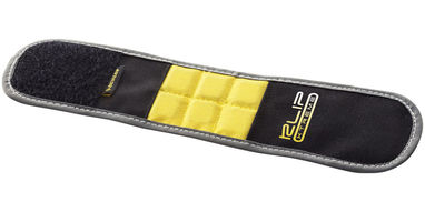 Браслет с магнитами, цвет сплошной черный, желтый - 10417400- Фото №2