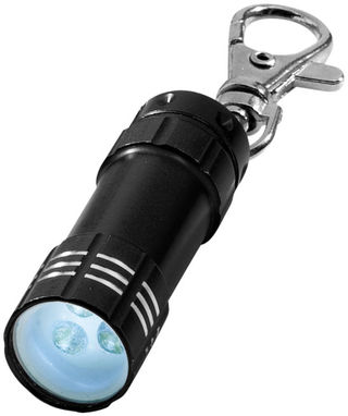 Брелок-фонарик Astro, цвет сплошной черный - 10418000- Фото №1