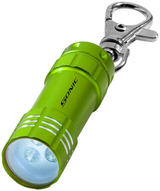 Брелок-фонарик Astro, цвет зеленый - 10418004- Фото №2