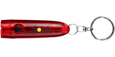Брелок-фонарик Bullet, цвет красный прозрачный - 10420102- Фото №3
