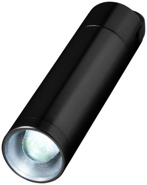 Ліхтарик з брелоком Radar , колір суцільний чорний - 10420200- Фото №6