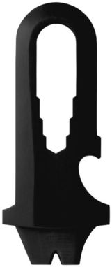 Инструмент с брелоком Halo 12 в 1, цвет сплошной черный - 10420300- Фото №4