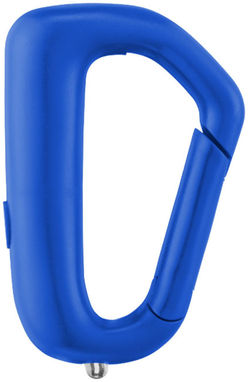 Фонарик-карабин-брелок Proxima, цвет ярко-синий - 10422201- Фото №4