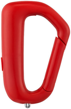 Ліхтарик-карабін-брелок Proxima, колір червоний - 10422202- Фото №4