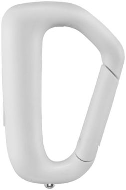 Ліхтарик-карабін-брелок Proxima, колір білий - 10422204- Фото №4