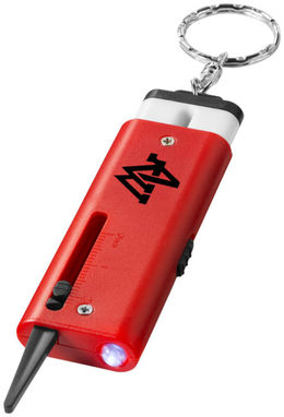 Вимірювач глибини протектора шин і підсвічування для ключів Chicane, колір червоний - 10422302- Фото №2