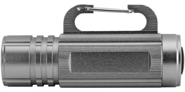 Ліхтарик з карабіном, колір срібний - 10424100- Фото №3