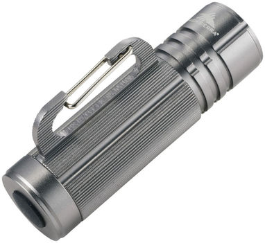 Ліхтарик з карабіном, колір срібний - 10424100- Фото №4