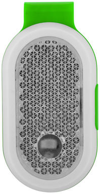 Фонарик - отражатель с клипом, цвет белый, зеленый лайм - 10426203- Фото №4