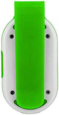Фонарик - отражатель с клипом, цвет белый, зеленый лайм - 10426203- Фото №5