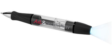 Инструмент King 7-ми функциональный с ручкой и фонариком, цвет сплошной черный - 10426300- Фото №2