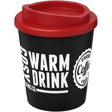Термокружка Americano Espresso, колір суцільний чорний, червоний - 21009203- Фото №2