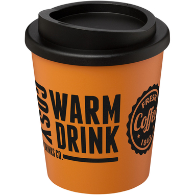 Термокружка Americano Espresso, колір помаранчевий, суцільний чорний - 21009222- Фото №2