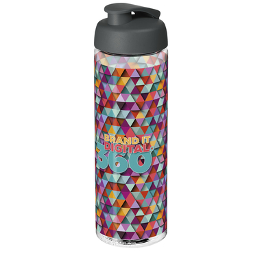 Бутылка спортивная H2O Vibe, цвет прозрачный, серый - 21009413- Фото №2