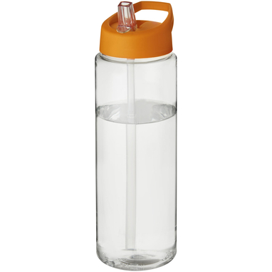 Бутылка спортивная H2O Vibe, цвет прозрачный, оранжевый - 21009612- Фото №1