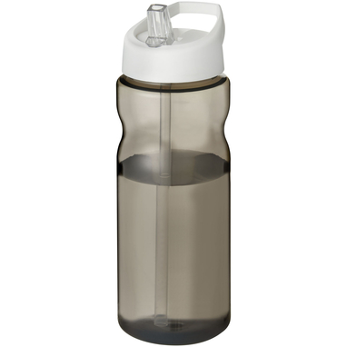 Бутылка спортивная H2O Eco, цвет темно-серый, белый - 21009901- Фото №1