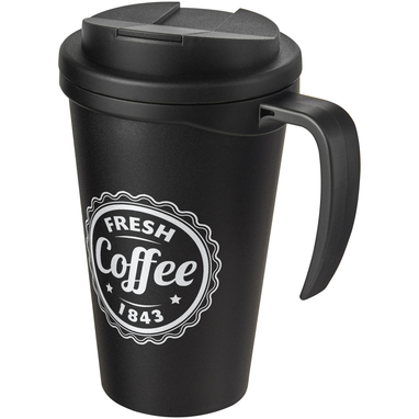 Кружка Americano Grande, колір чорний глянсовий, суцільний чорний - 21042100- Фото №2