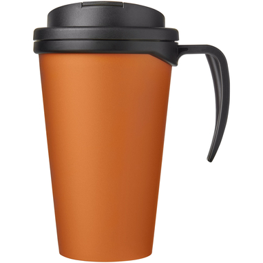 Кружка Americano Grande, колір помаранчевий, суцільний чорний - 21042104- Фото №4