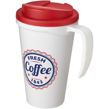 Кружка Americano Grande, колір білий, червоний - 21042107- Фото №2