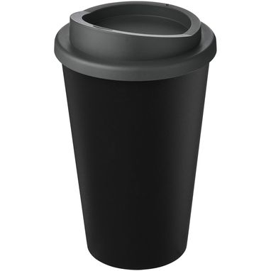 Термокружка Americano Eco, колір суцільний чорний, сірий - 21042211- Фото №1