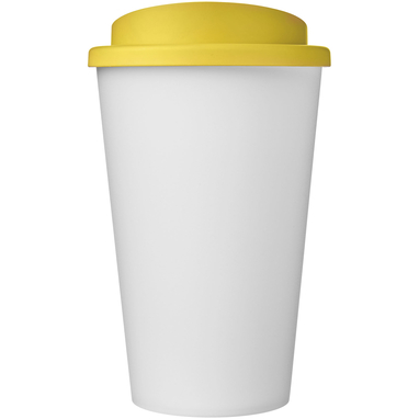 Термокружка Americano Eco, колір білий жовтий - 21042214- Фото №3