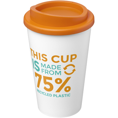 Термокружка Americano Eco, колір білий, помаранчевий - 21042215- Фото №2