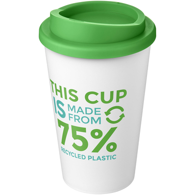 Термокружка Americano Eco, цвет белый, зеленый - 21042223- Фото №2