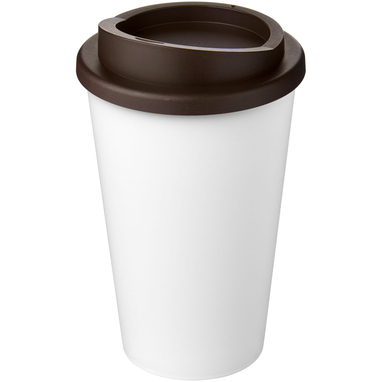 Термокружка Americano Eco, колір білий, коричневий - 21042225- Фото №1