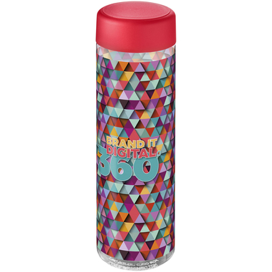 Бутылка для воды H2O Vibe, цвет прозрачный, красный - 21043002- Фото №2