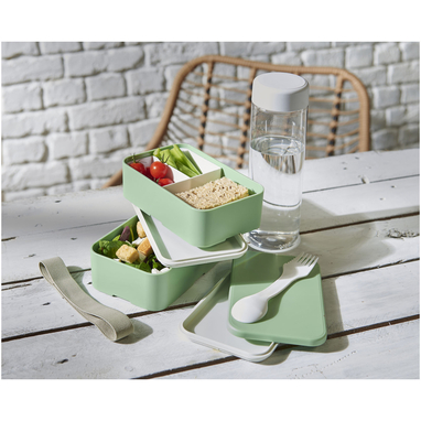 Бутылка для воды H2O Vibe, цвет прозрачный, красный - 21043002- Фото №6