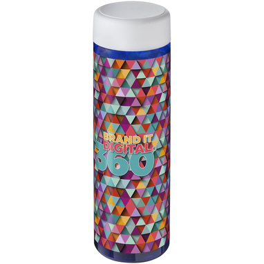 Бутылка для воды H2O Vibe, цвет cиний, белый - 21043016- Фото №2