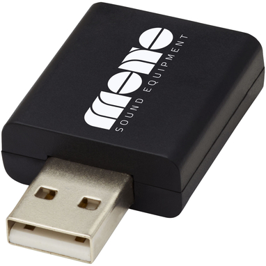 Блокіратор даних USB Incognito, колір суцільний чорний - 12417890- Фото №3