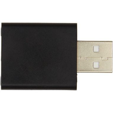 Блокіратор даних USB Incognito, колір суцільний чорний - 12417890- Фото №6